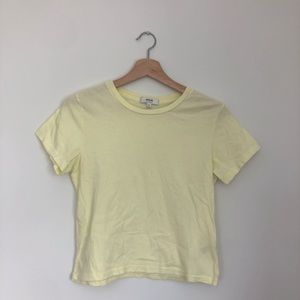 Agolde yellow tshirt